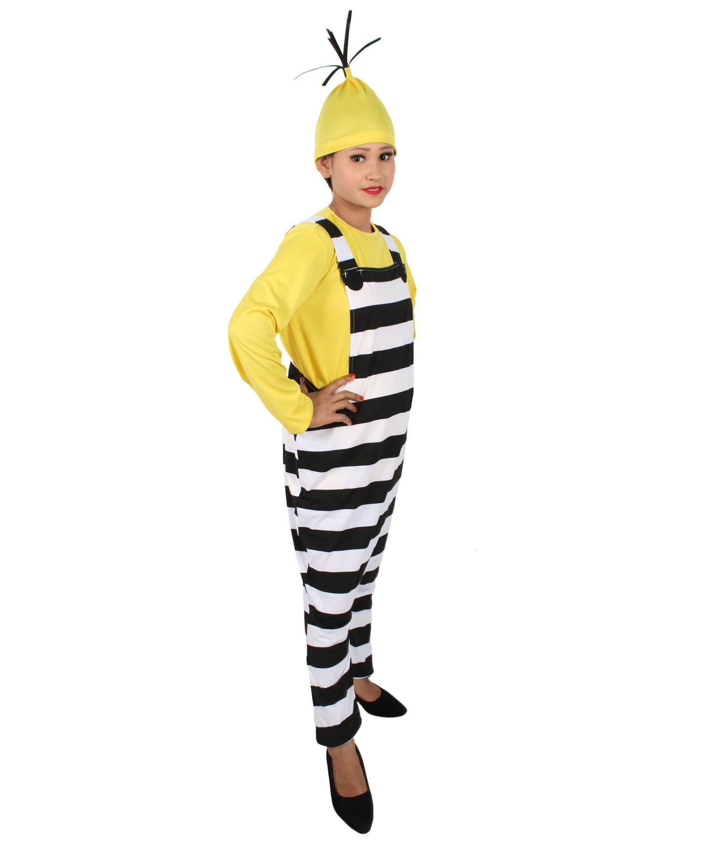ユニセックス JCP-059 ハロウィン＆コスプレ コスチューム イエロー、ブラック＆ホワイト カラー マルチサイズ オプション