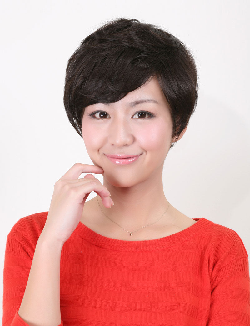 "耐熱商品☆かっこいいスタイルならこれに決まり！ すっきりショートスタイルです！ ウィッグネット付き♪W-552 "