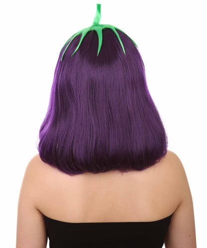 ナスレディースウィッグコレクション H-2824 カラフルな野菜フルーツハロウィンウィッグ プレミアム通気性キャップレスキャップ
