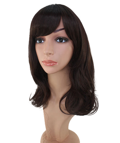 エアリーカールが可愛い！ふわふわヘアで柔らかな女の子に  耐熱です ウィッグネット付き W-537
