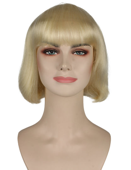 ハロウィンパーティ プレミアムレディース H-5334 ブロンド ショートボブ ウィッグ