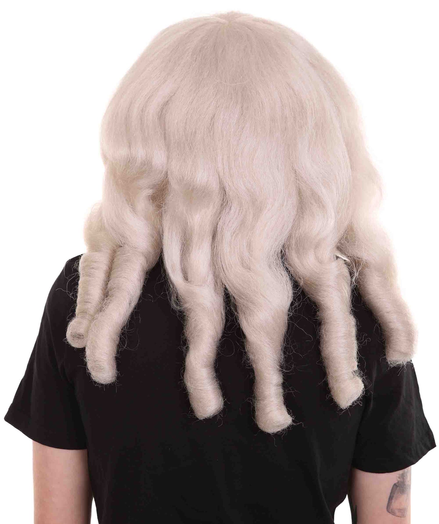 ハロウィンパーティ 男性用 H-4281 プロフェッショナルサンタウィッグ及びフルひげセット プレミアム通気性キャップレスキャップ