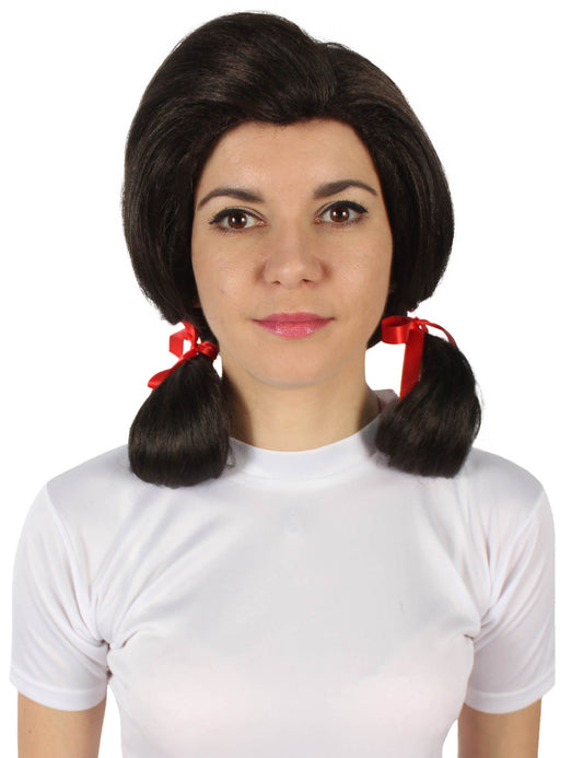 Wigs2you ハロウィンパーティープレミアムレディース メアリー・アン・サマーズ ブラウンウィッグ H-5705