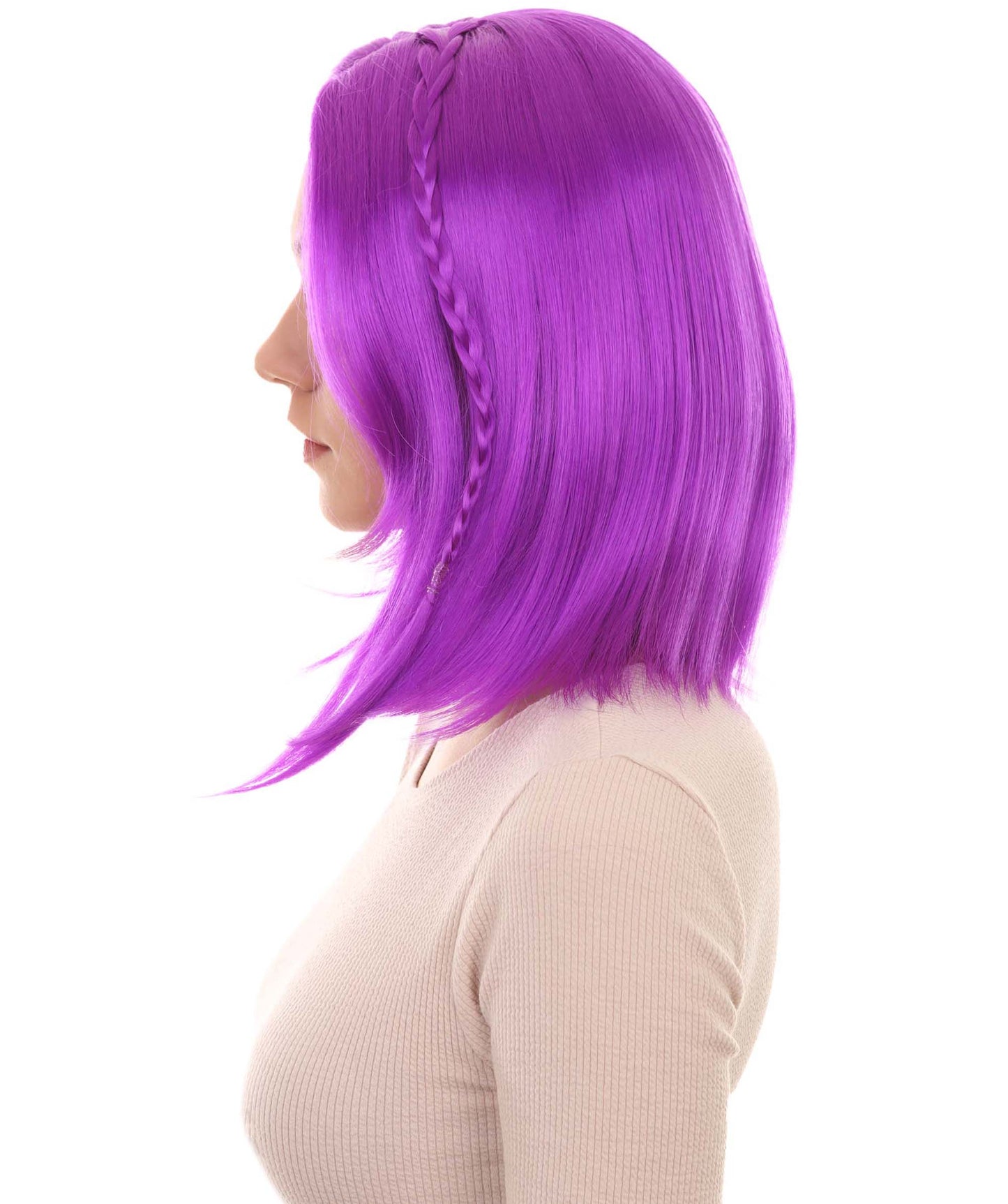 Wigs2you ハロウィンパーティー プレミアム レディース H-922 スワンプクイーン ウィッグ ネオンパープル色