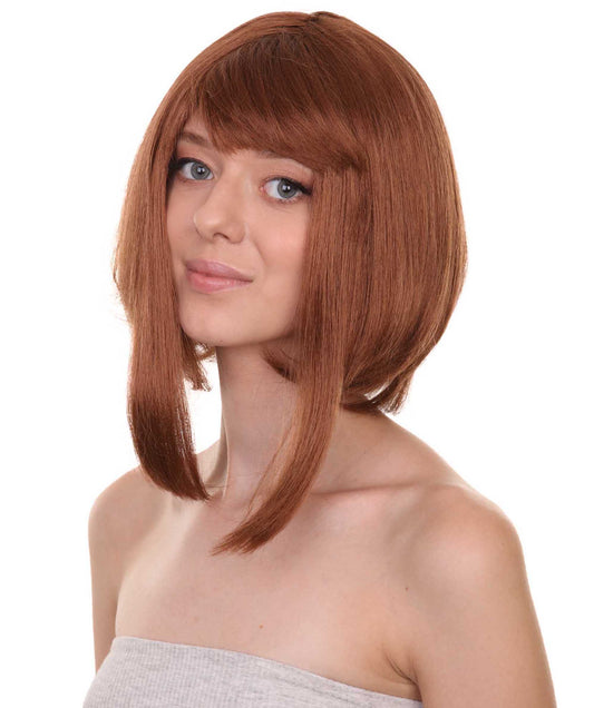 Wigs2you H-5444 レディース 14インチ ミディアム丈 ストレート ハロウィン コスプレ アニメ プロヒーロー コスチューム ウィッグ、合成ソフトファイバーヘア、次のコンベンションやグループ アニメ パーティーに最適です！