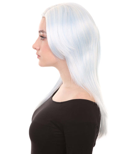 Wigs2you ハロウィンパーティープレミアム H-950 3レイヤーのパーティーガールウィッグ スカイブルー色