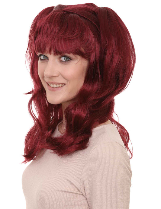 Wigs2you ハロウィンパーティープレミアム レディース H-771 バナナエンジェルウィッグ バーガンディカラー