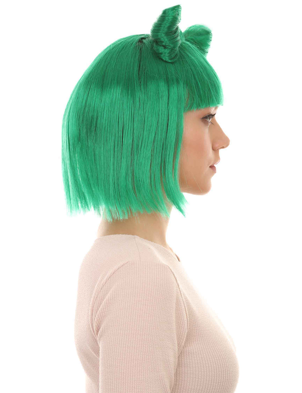 Wigs2you ハロウィンパーティープレミアムレディース H-1662 着け心地が良い とても快適 ダークグリーン バタフライウィッグ