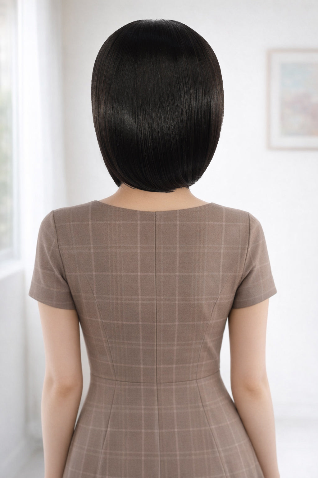 Wigs2you W-1017 定番スタイルは必須アイテム。ナチュラルなシルエットが美しいショートボブスタイル、ウィッグネット付き