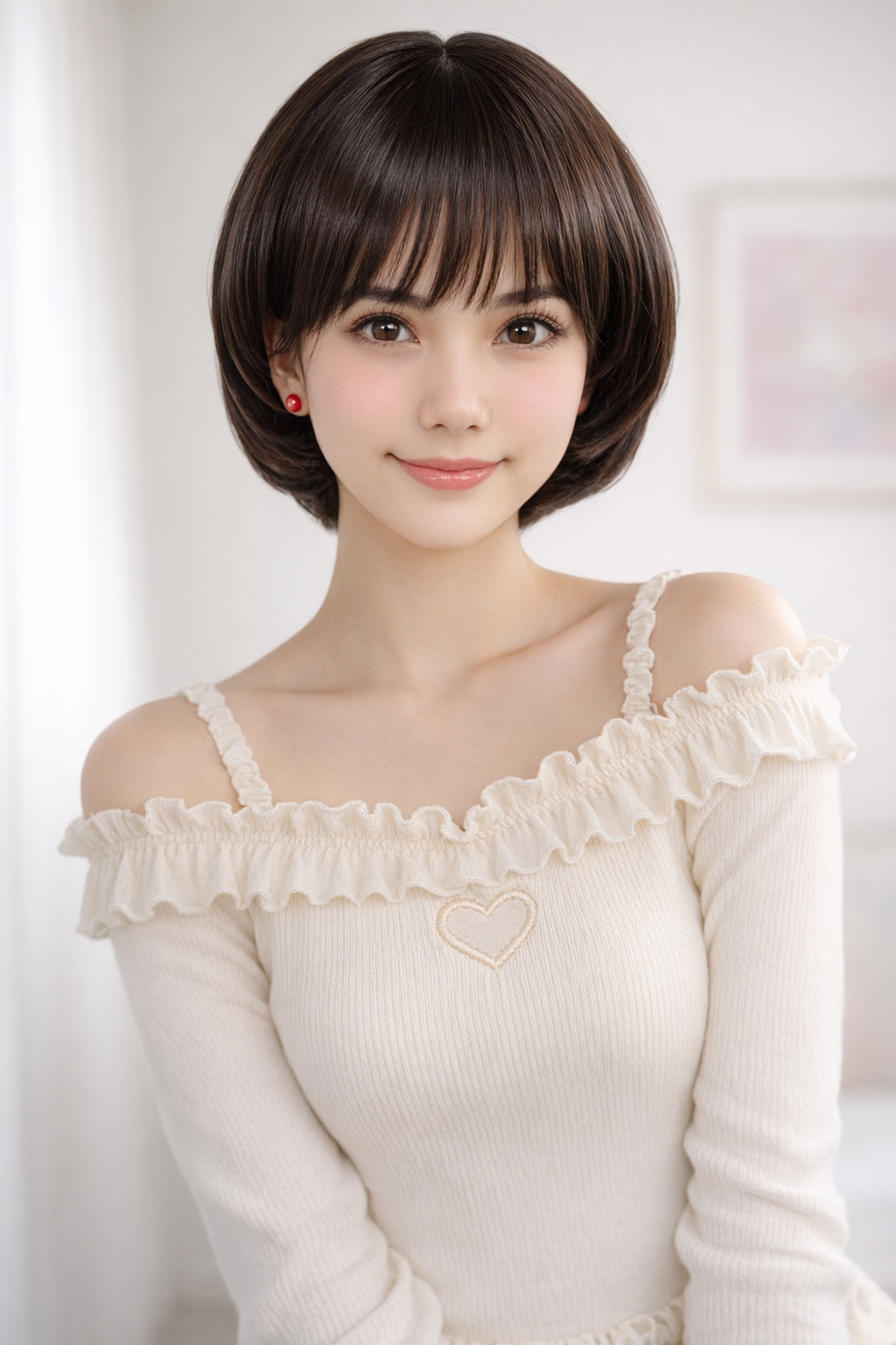 Wigs2you W-1032 耐熱商品 | 毛先がちょっぴり内巻き | 可愛いショートスタイルです | 元気な印象にしてくれます