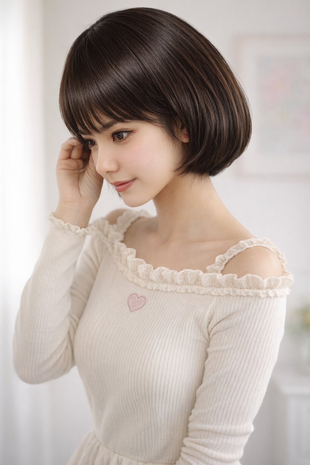 Wigs2you W-1032 耐熱商品 | 毛先がちょっぴり内巻き | 可愛いショートスタイルです | 元気な印象にしてくれます