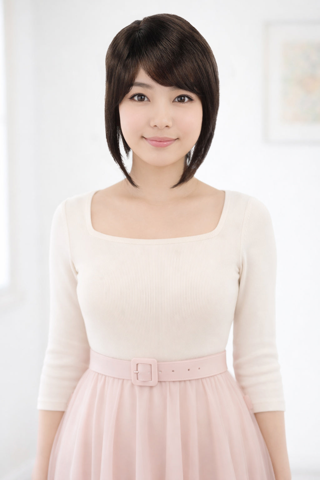 Wings2you W-110A 横髪が長めのボブスタイルです | 上品な雰囲気で女子力もＵＰ | ウィッグネット付き