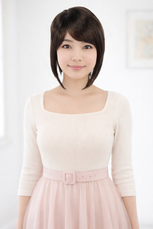 Wings2you W-110A 横髪が長めのボブスタイルです | 上品な雰囲気で女子力もＵＰ | ウィッグネット付き