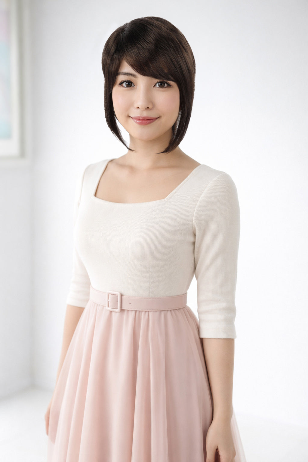 Wings2you W-110A 横髪が長めのボブスタイルです | 上品な雰囲気で女子力もＵＰ | ウィッグネット付き