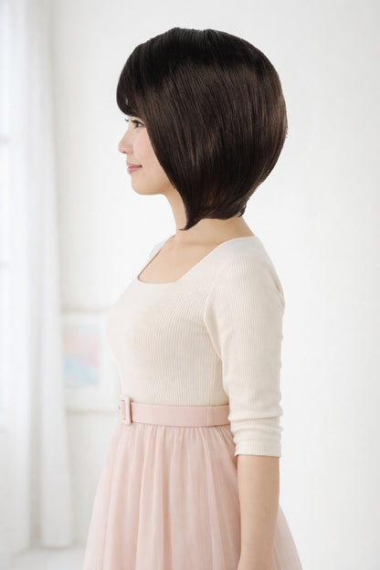 Wings2you W-110A 横髪が長めのボブスタイルです | 上品な雰囲気で女子力もＵＰ | ウィッグネット付き