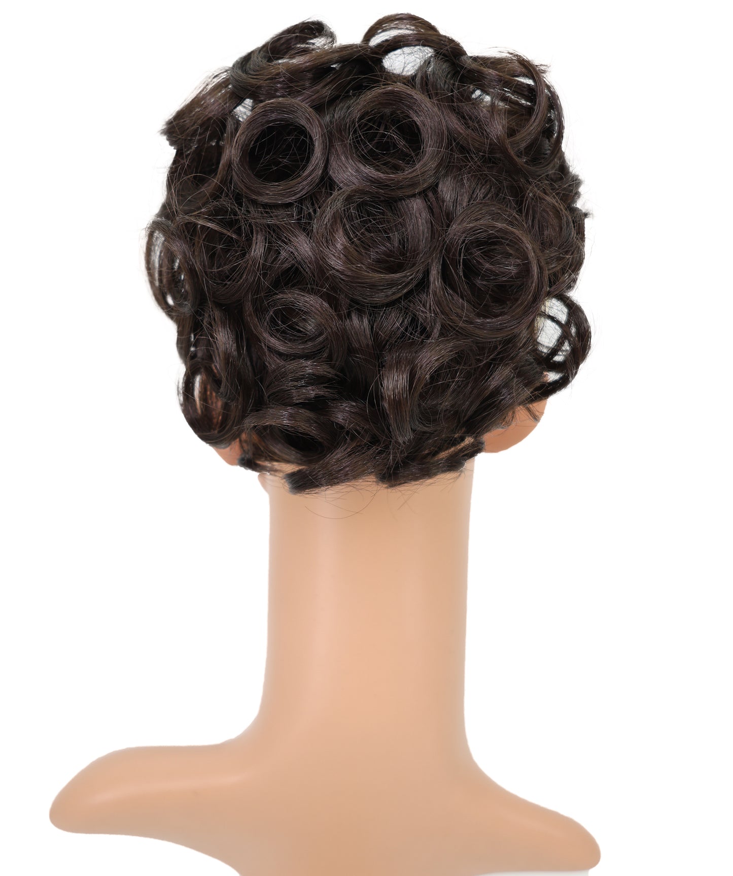 Wigs2you W-8478 シニヨンバンウィッグ _ 5" カール合成ヘアピース、バレッタ付き _ エレガントアップスタイル