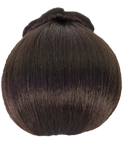 Wigs2you W-8479 和風シニヨンドームバン _ 耐熱合成ヘアピース _ 伝統的エレガントアップスタイル