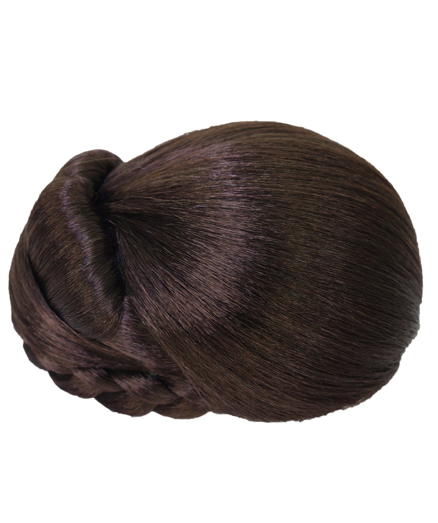 Wigs2you W-8479 和風シニヨンドームバン _ 耐熱合成ヘアピース _ 伝統的エレガントアップスタイル