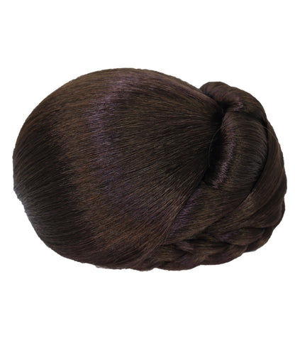 Wigs2you W-8479 和風シニヨンドームバン _ 耐熱合成ヘアピース _ 伝統的エレガントアップスタイル