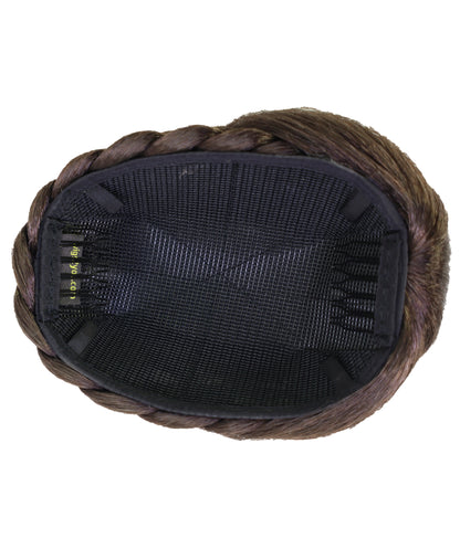 Wigs2you W-8479 和風シニヨンドームバン _ 耐熱合成ヘアピース _ 伝統的エレガントアップスタイル