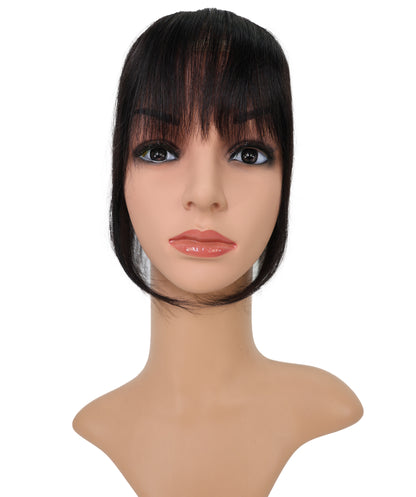 Wigs2you W-8481 部分ウィッグ _ 100%人毛、9" 軽量トップヘアピース _ 医療用・日常用