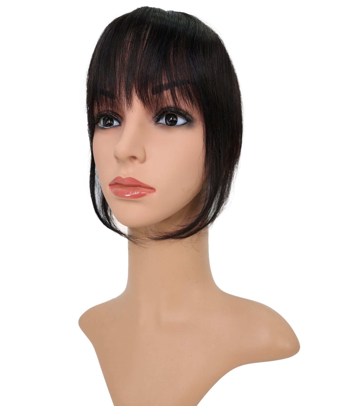 Wigs2you W-8481 部分ウィッグ _ 100%人毛、9" 軽量トップヘアピース _ 医療用・日常用