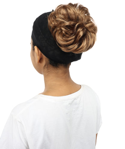 Wigs2you W-8482 シュシュバンウィッグ _ 4.5" 軽量カールヘアピース _ 簡単アップスタイル合成毛