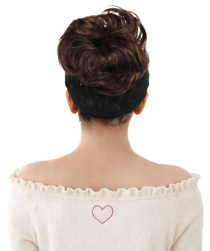 Wigs2you W-8483 エアリーカールシュシュウィッグ _ 6" 軽量カールヘアバン、100%人毛 _ ナチュラルアップスタイル