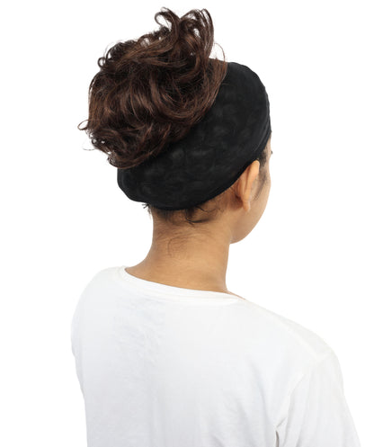 Wigs2you W-8483 エアリーカールシュシュウィッグ _ 6" 軽量カールヘアバン、100%人毛 _ ナチュラルアップスタイル