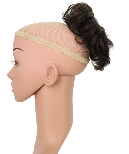 Wigs2you W-8483 エアリーカールシュシュウィッグ _ 6" 軽量カールヘアバン、100%人毛 _ ナチュラルアップスタイル