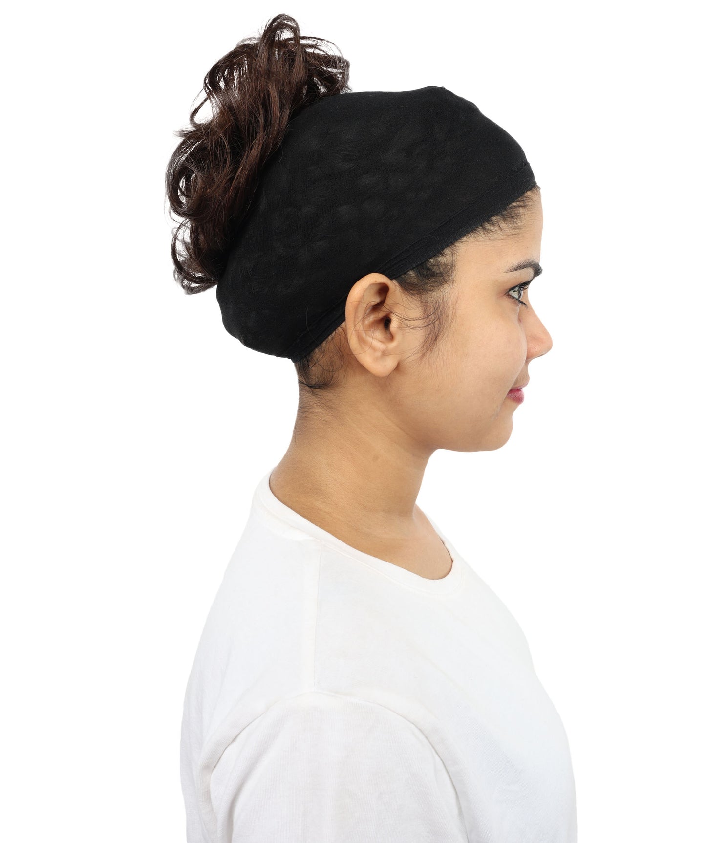 Wigs2you W-8483 エアリーカールシュシュウィッグ _ 6" 軽量カールヘアバン、100%人毛 _ ナチュラルアップスタイル