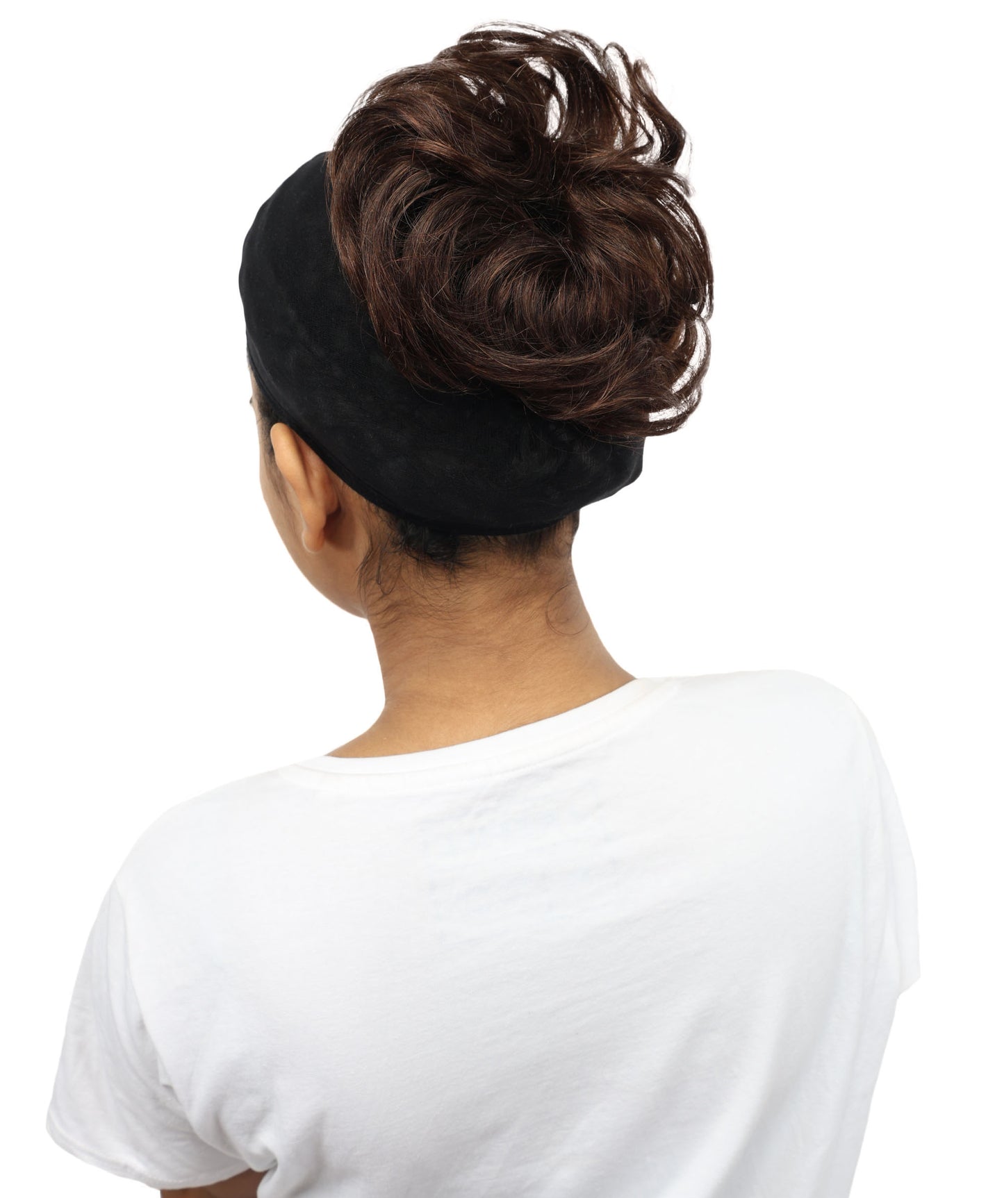 Wigs2you W-8483 エアリーカールシュシュウィッグ _ 6" 軽量カールヘアバン、100%人毛 _ ナチュラルアップスタイル