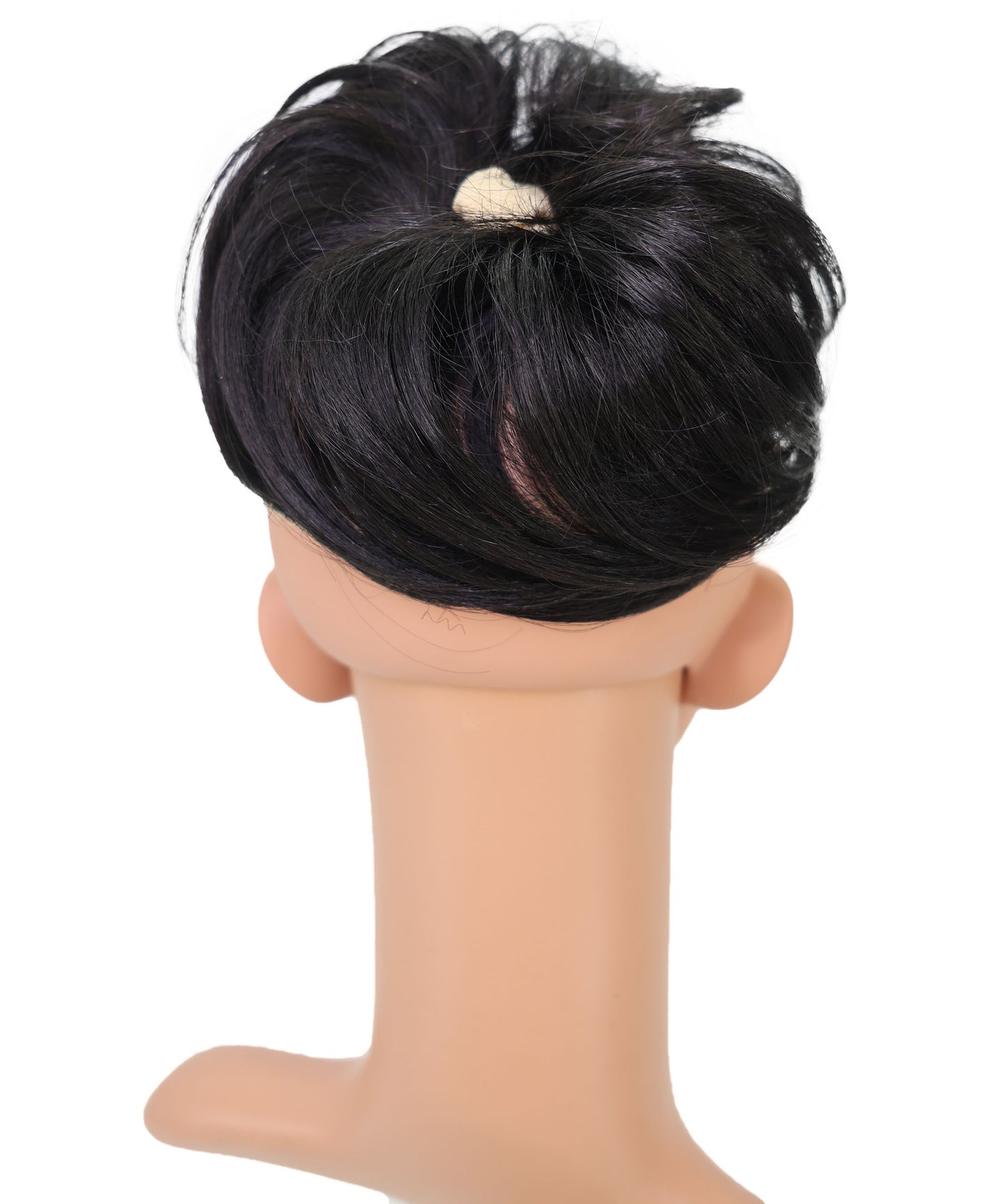 Wigs2you W-8485 ヘアシュシュ ファッション バン | 耐熱性 ブラック 6.5インチ メッシーヘアピース