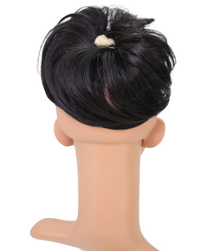 Wigs2you W-8485 ヘアシュシュ ファッション バン | 耐熱性 ブラック 6.5インチ メッシーヘアピース