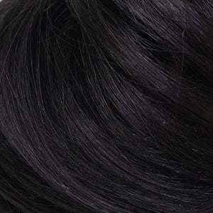 Wigs2you W-8485 ヘアシュシュ ファッション バン | 耐熱性 ブラック 6.5インチ メッシーヘアピース