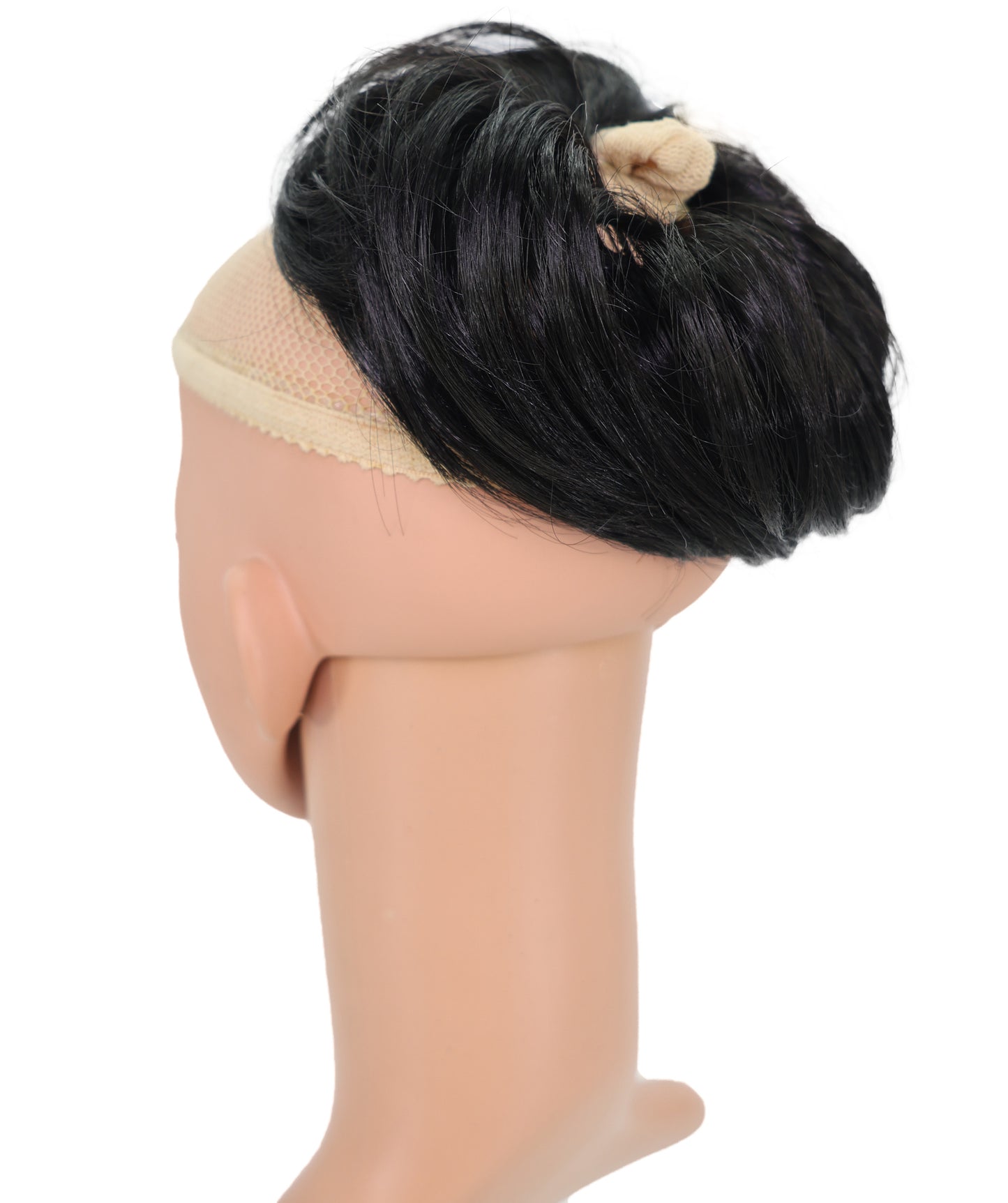 Wigs2you W-8486 女性用ブラック人工毛シュシュ ファッション バン 軽量ウィッグエクステンション | 簡単に装着可能