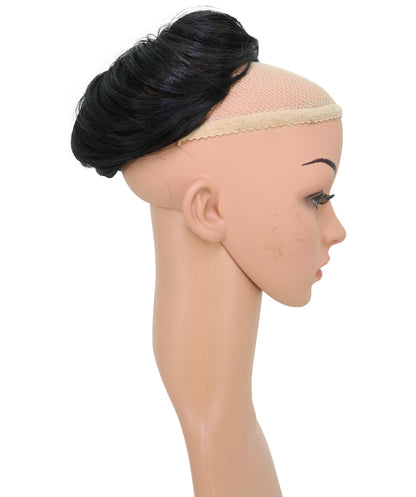 Wigs2you W-8486 女性用ブラック人工毛シュシュ ファッション バン 軽量ウィッグエクステンション | 簡単に装着可能
