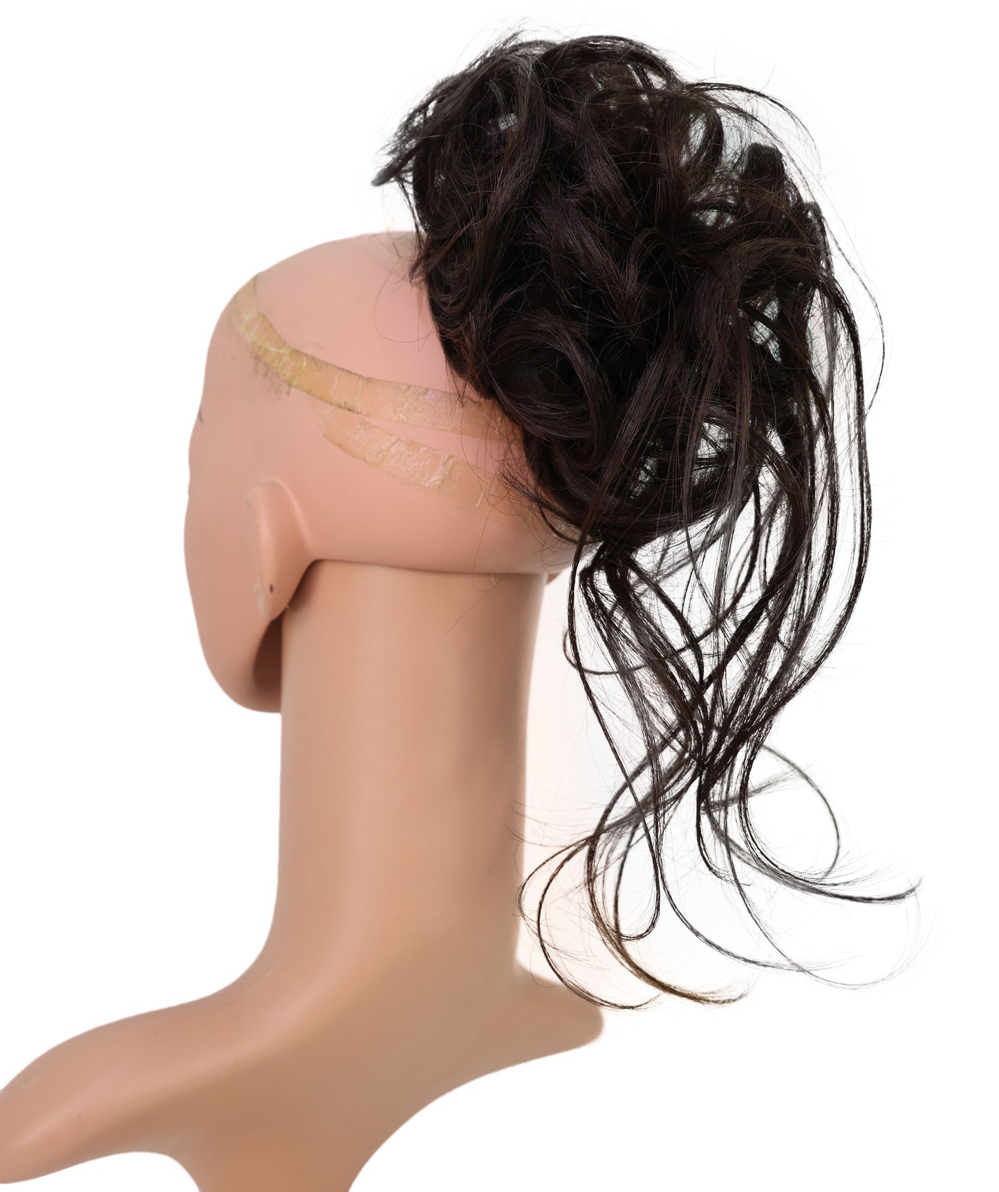 Wigs2you W-8487 ライトブラウンのカーリーヘアクリップオン ファッション バン | 自然なウェーブの毛先が特徴の10インチ合成ウィッグ