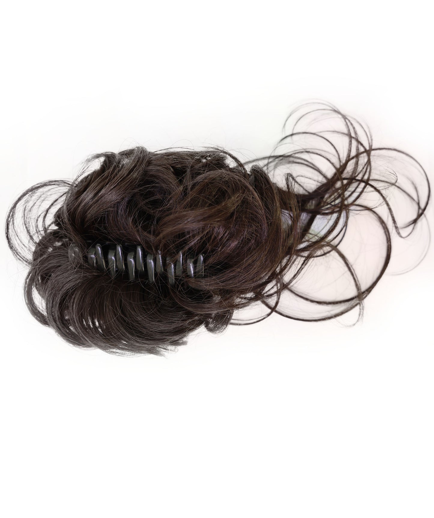 Wigs2you W-8487 ライトブラウンのカーリーヘアクリップオン ファッション バン | 自然なウェーブの毛先が特徴の10インチ合成ウィッグ