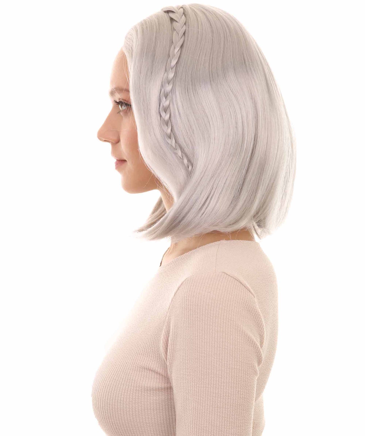 Wigs2you ハロウィンパーティープレミアム レディース H-909 スワンプクイーンウィッグ グレー色