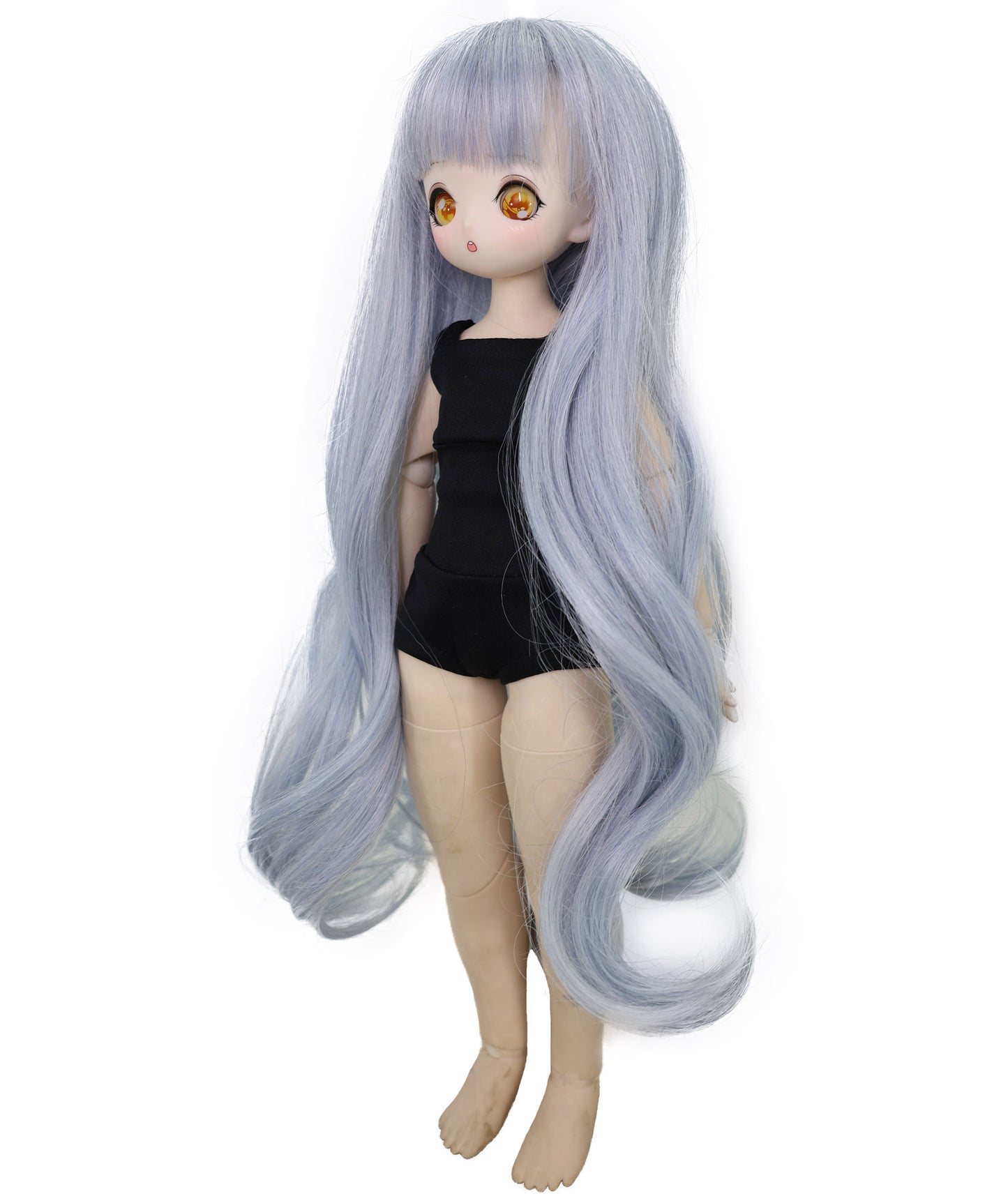 Wigs2you WD40-025 ウェーブロングドールウィッグ BJD/SD人形用 - 12インチ 耐熱性天然繊維ヘア 1/3&1/6サイズのスタイリングに最適