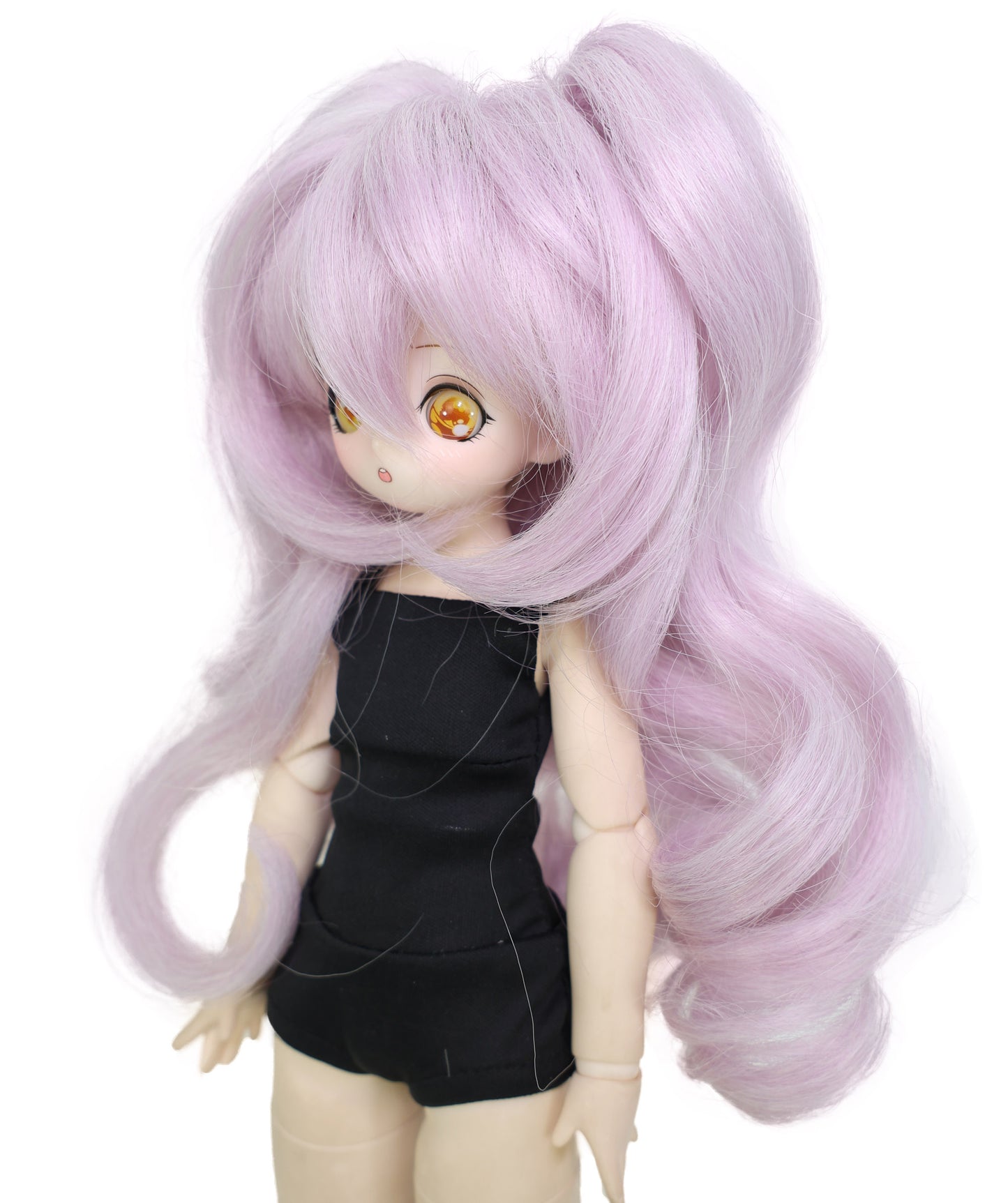 Wigs2you WD40-033 Doll wig! 10インチ ライトパープル BJD ドール用ウィッグ – Wigs2you 耐熱カーリーヘアピース | 1/3ドールに最適