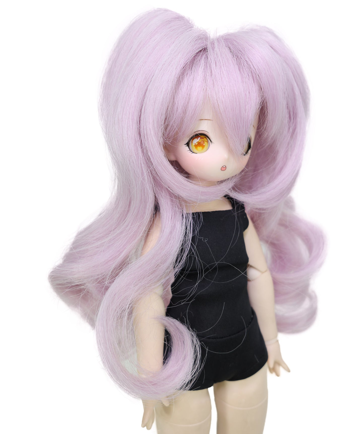 Wigs2you WD40-033 Doll wig! 10インチ ライトパープル BJD ドール用ウィッグ – Wigs2you 耐熱カーリーヘアピース | 1/3ドールに最適