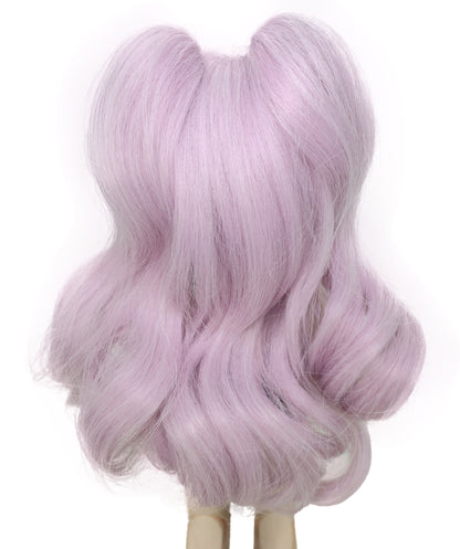 Wigs2you WD40-033 Doll wig! 10インチ ライトパープル BJD ドール用ウィッグ – Wigs2you 耐熱カーリーヘアピース | 1/3ドールに最適