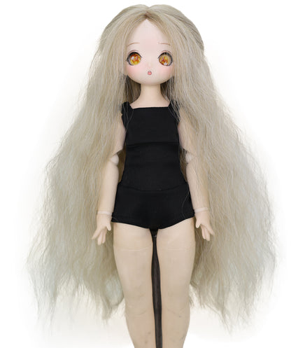 Wigs2you WD40-036 ロングアッシュブロンドドール用ウィッグ - 13インチソフトウェーブ人工毛（BJD・球体関節人形用）