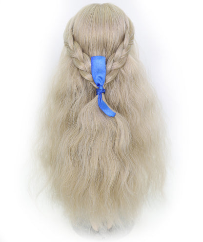 Wigs2you WD40-036 ロングアッシュブロンドドール用ウィッグ - 13インチソフトウェーブ人工毛（BJD・球体関節人形用）