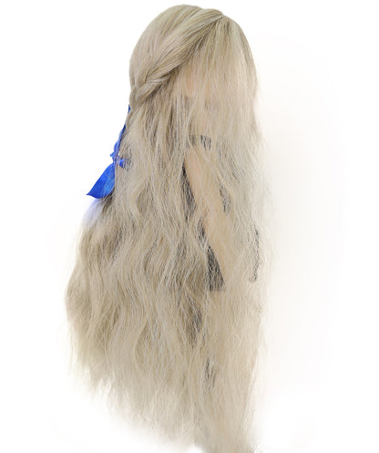 Wigs2you WD40-036 ロングアッシュブロンドドール用ウィッグ - 13インチソフトウェーブ人工毛（BJD・球体関節人形用）