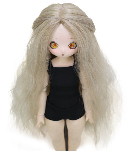 Wigs2you WD40-036 ロングアッシュブロンドドール用ウィッグ - 13インチソフトウェーブ人工毛（BJD・球体関節人形用）