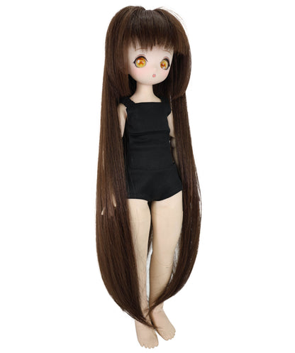 Wigs2you  15インチ バーガンディ ロングストレート ドールウィッグ – コスプレ＆BJDドール用合成毛 WD40-042