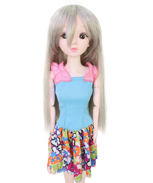 Wigs2you WD40-044 ドールウィッグ！13インチ ブロンド JP BJDドールウィッグ – 耐熱合成毛、難燃性、標準キャップ